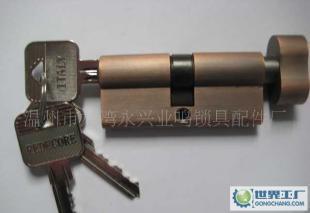 優(yōu)質(zhì)大60MM單開銅鎖芯 亞光紅古銅設(shè)計(jì)，耐用與美觀的完美結(jié)合